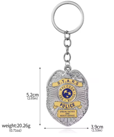 RCPD Resident Evil Key Chain