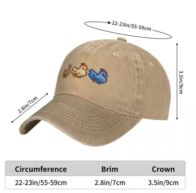 Stardew Valley Chickens Hat