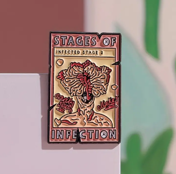 The last of us Clicker Pin Badge