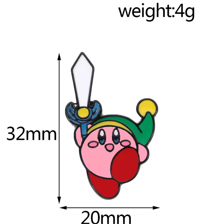 Kirby Pin Badge