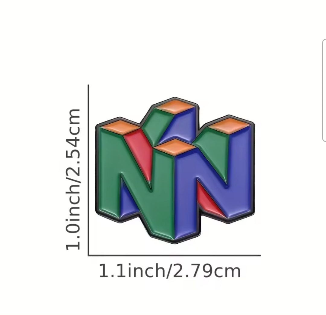 N64 pin badge