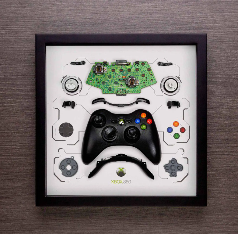 Xbox 360 Controller Breakdown Art