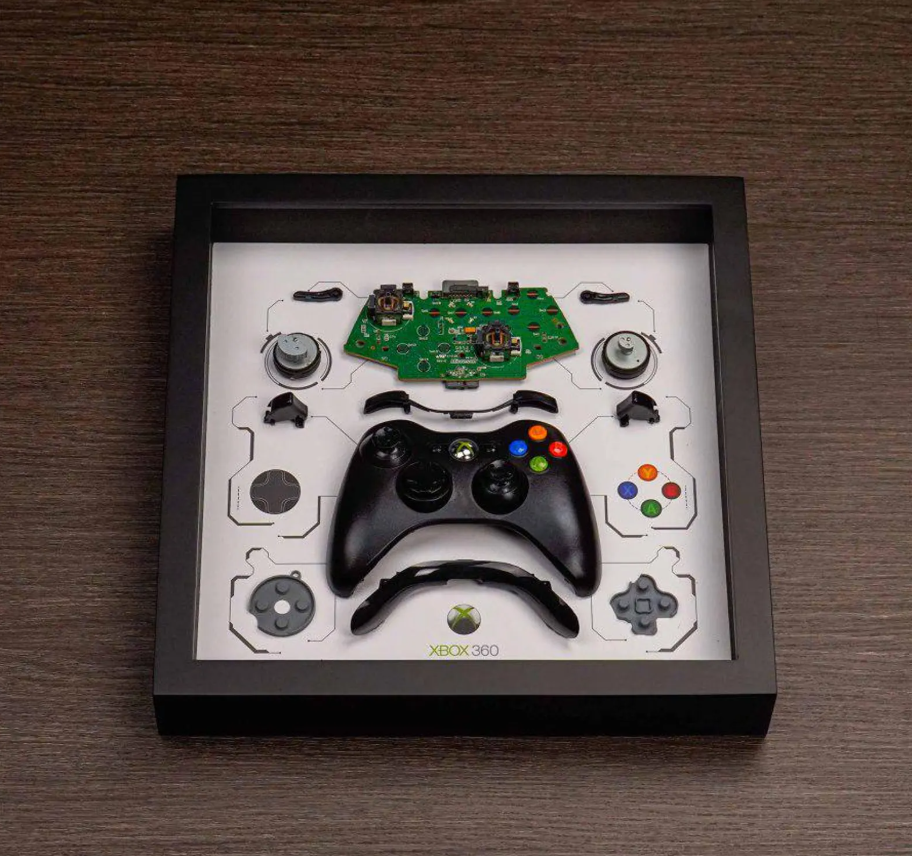 Xbox 360 Controller Breakdown Art