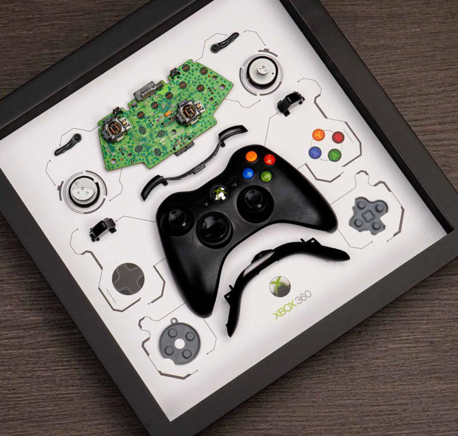 Xbox 360 Controller Breakdown Art