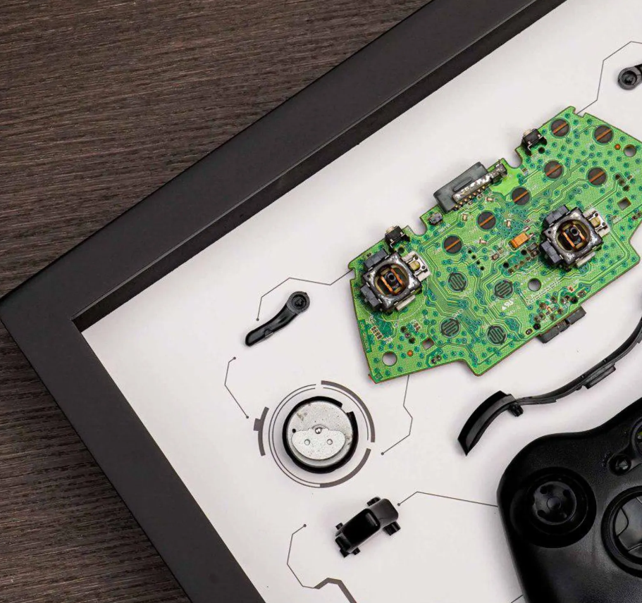 Xbox 360 Controller Breakdown Art