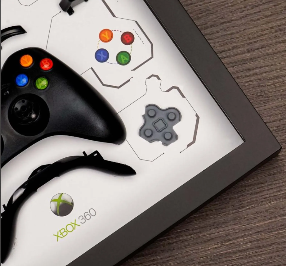 Xbox 360 Controller Breakdown Art