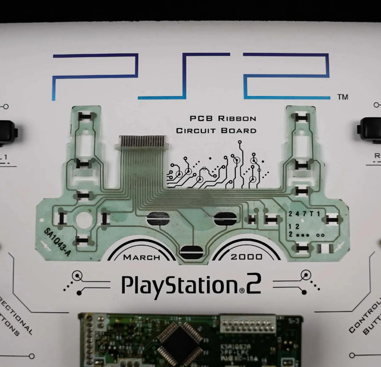 PS2 Controller Breakdown Art