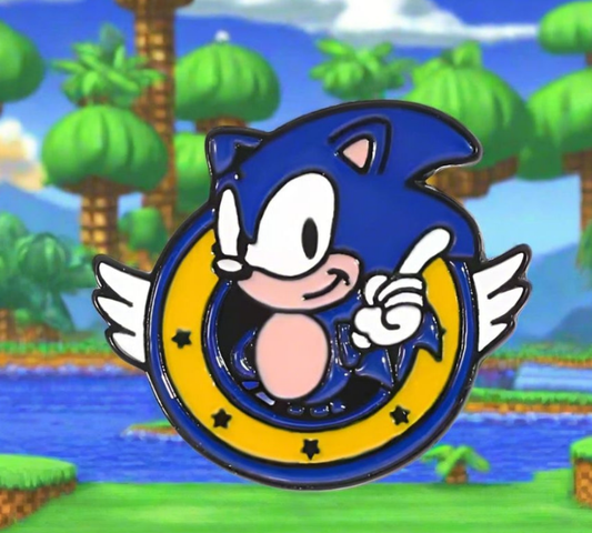 Sonic the hedgehog Pin Badge