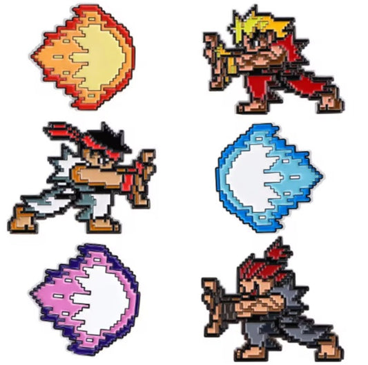 Street Fighters Ken Ryu Akuma Complete Set