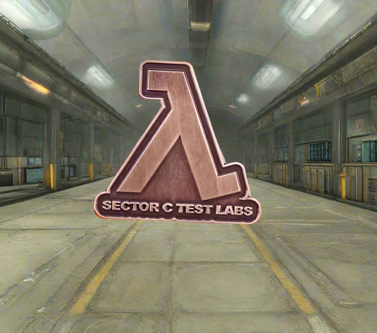 Half Life Sector C Pin Badge