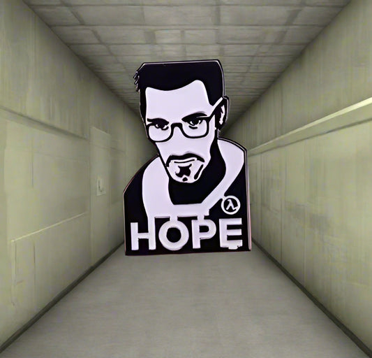 Gordon Freeman Hope Pin Badge