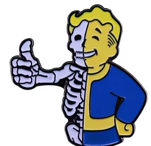Fallout Im Fine Pin Badge
