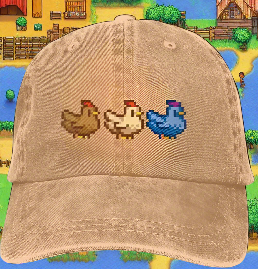 Stardew Valley Chickens Hat
