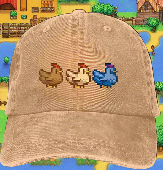 Stardew Valley Chickens Hat