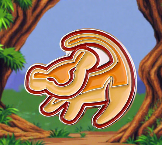 Lion King Simba Pin Badge