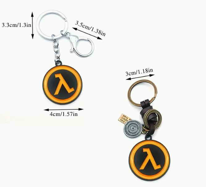Half Life Key Ring