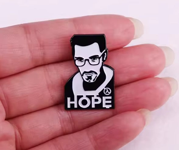 Gordon Freeman Hope Pin Badge