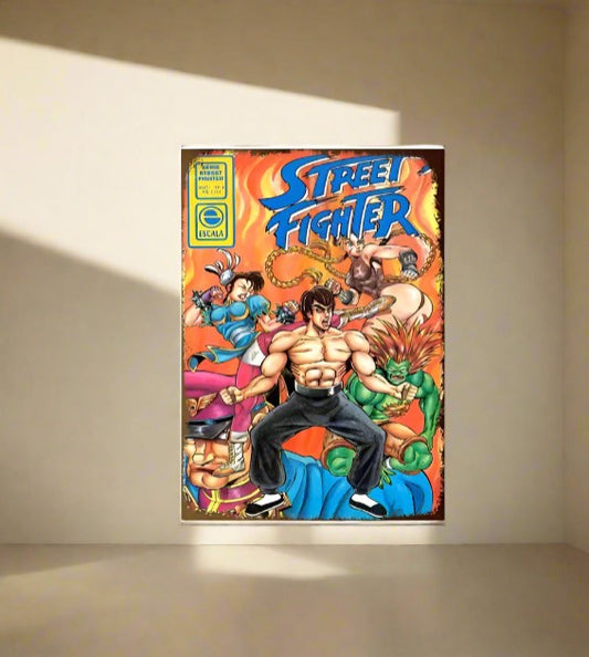 Street Fighter Metal Poster