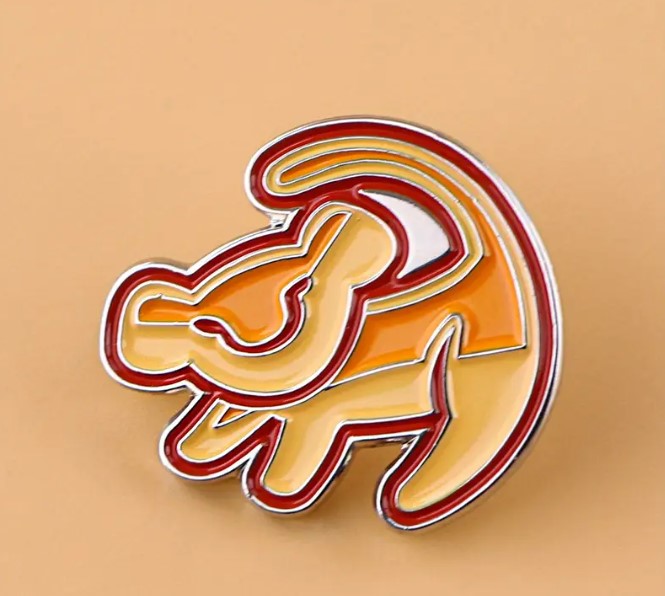 Lion King Simba Pin Badge