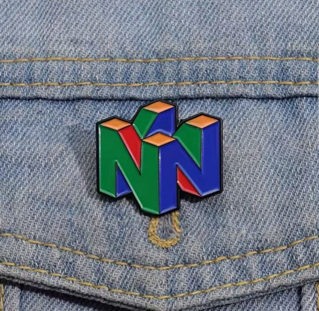 N64 pin badge