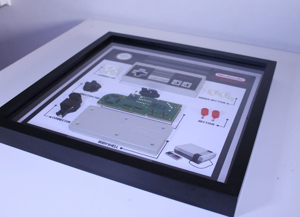Nes Controller Breakdown Art