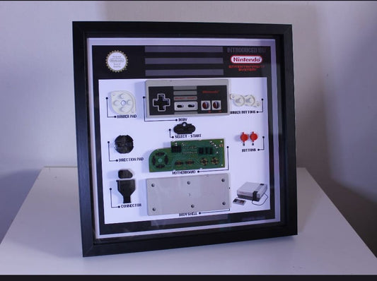 Nes Controller Breakdown Art