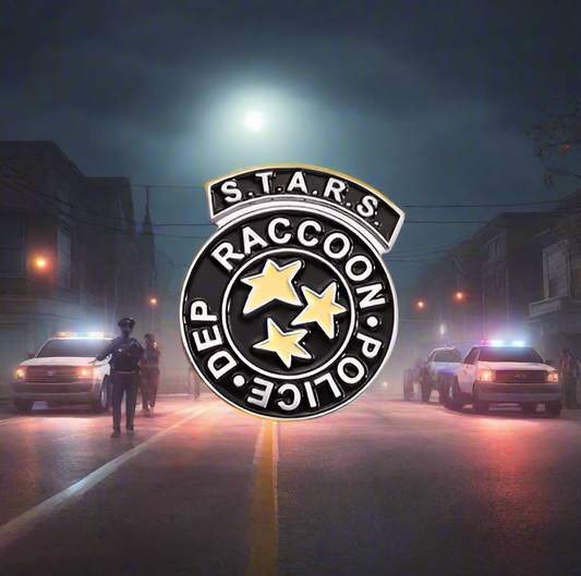 Resident Evil Raccoon Police Dept Pin Badge