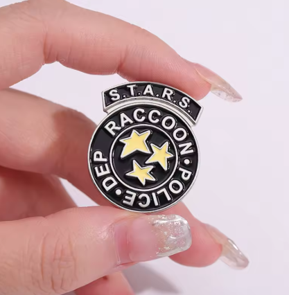 Resident Evil Raccoon Police Dept Pin Badge