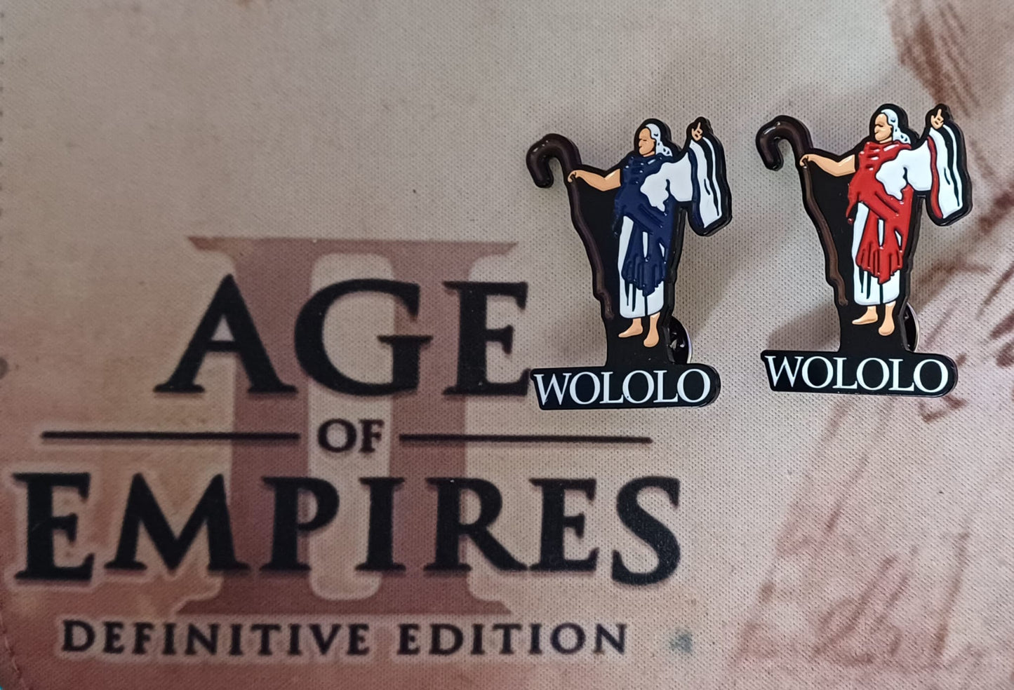 Age of Empires Priest Pin Badge