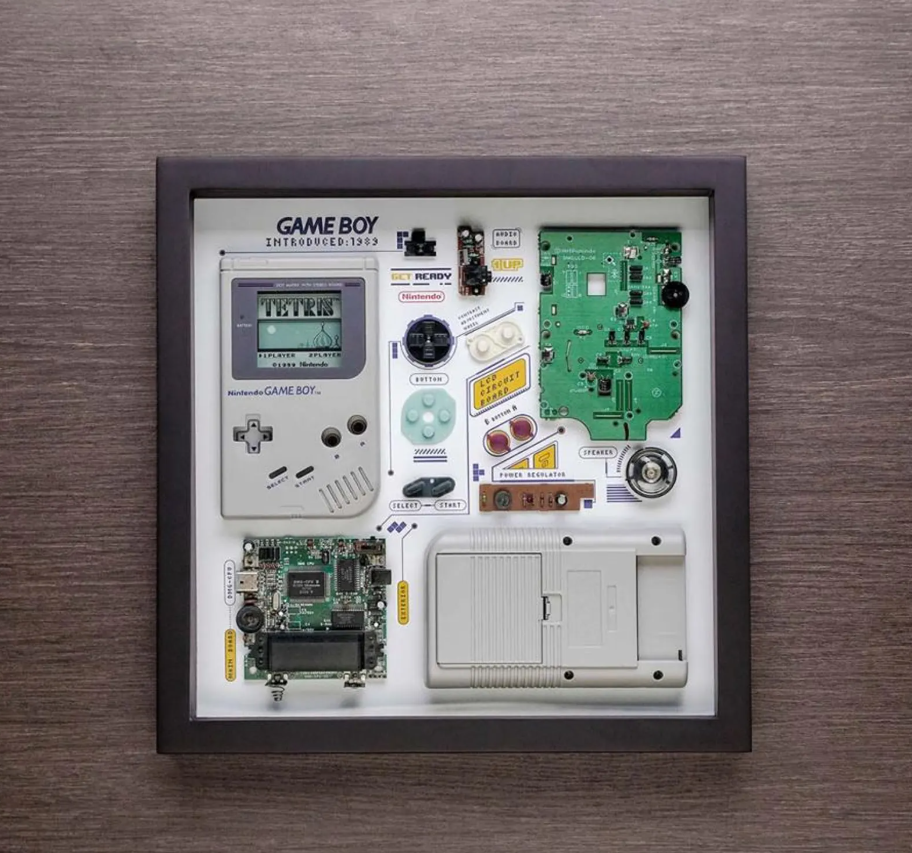 GameBoy DMG Breakdown Art