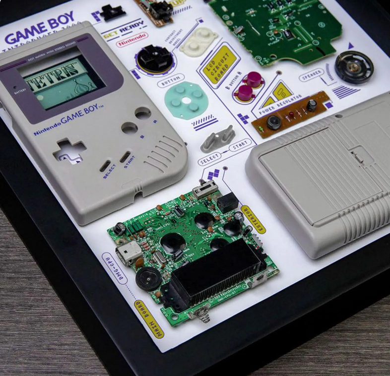 GameBoy DMG Breakdown Art