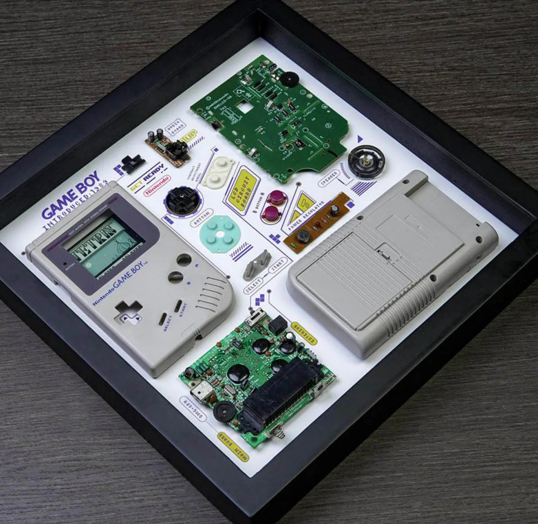 GameBoy DMG Breakdown Art