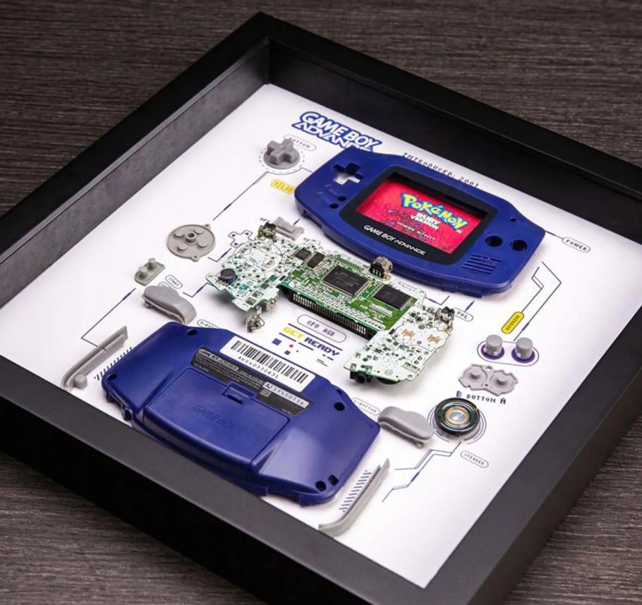 Gameboy Advance Breakdown Art