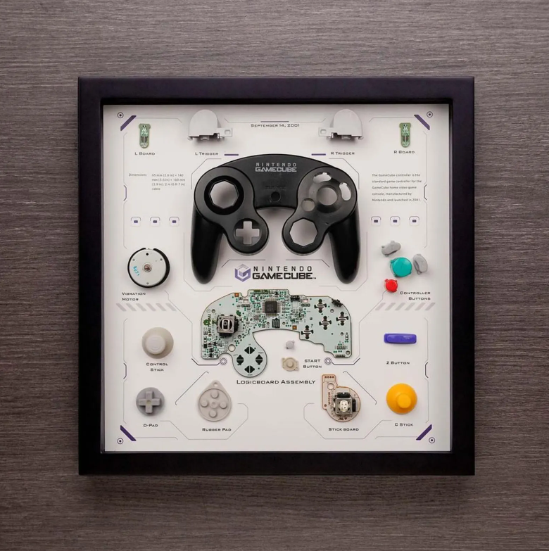 Gamecube Controller Breakdown Art