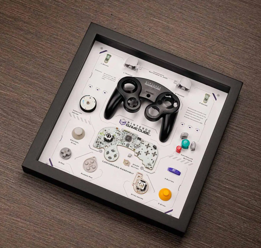 Gamecube Controller Breakdown Art