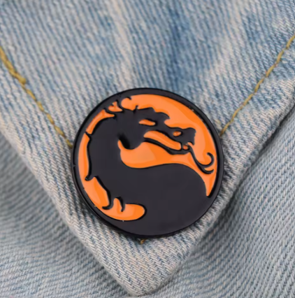 Mortal Kombat Pin Badge
