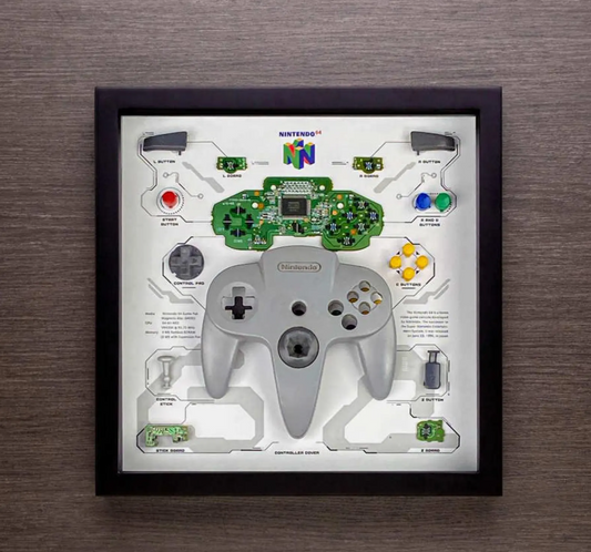 N64 Controller Breakdown Art