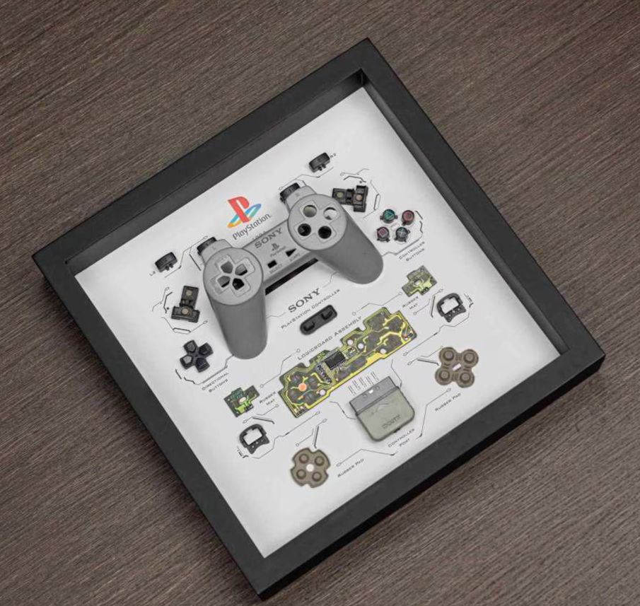 Ps1 Controller Teardown Art