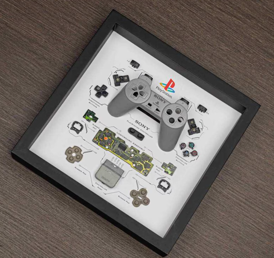 Ps1 Controller Teardown Art