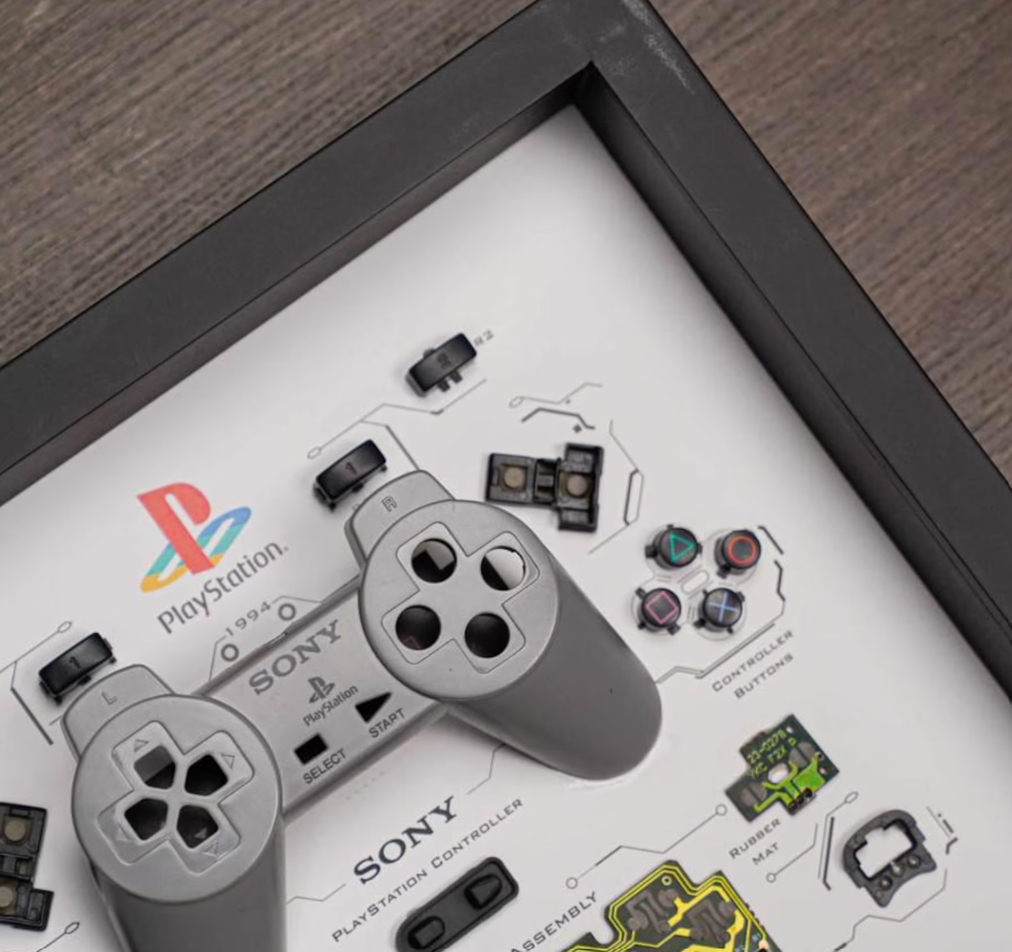 Ps1 Controller Teardown Art