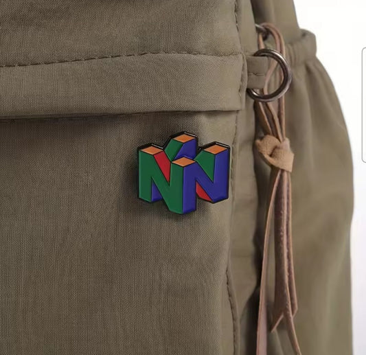 N64 pin badge