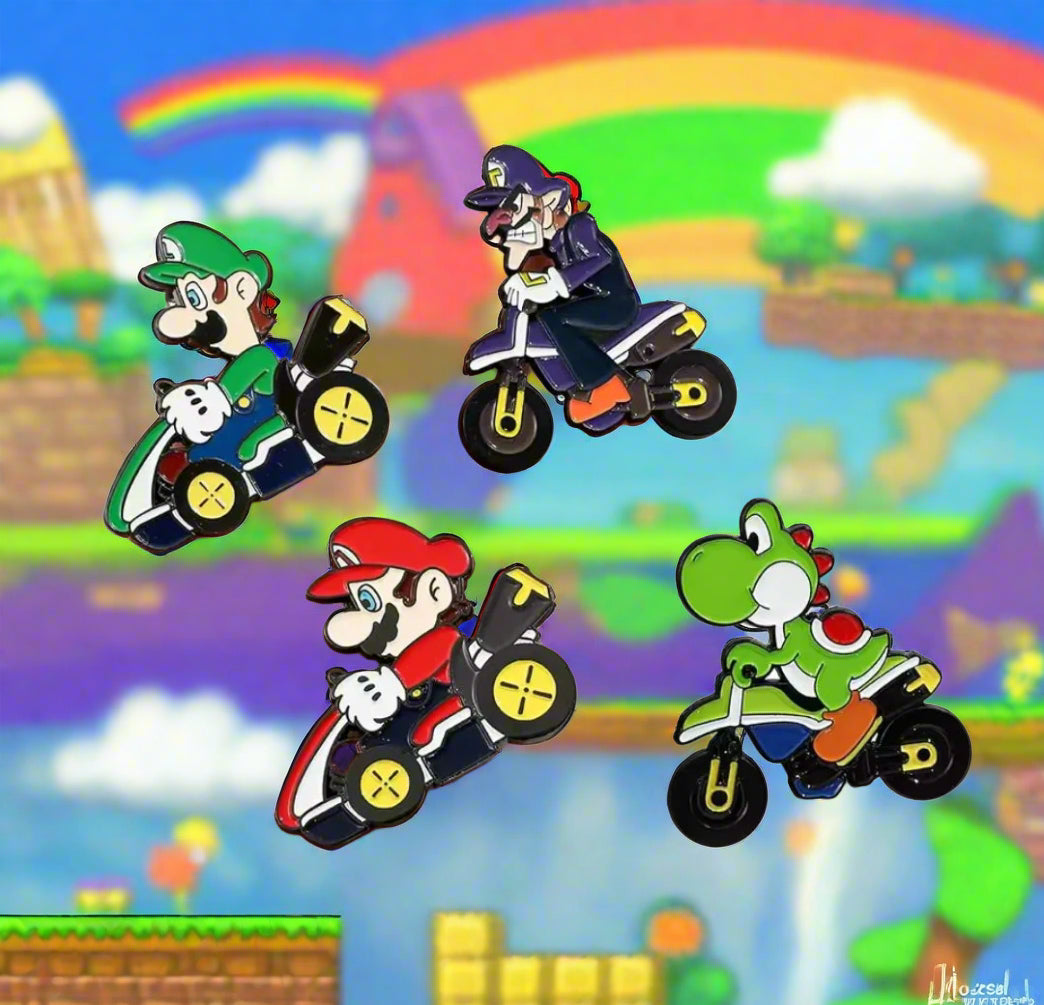 Mario kart Collection Over-sized Pin Set