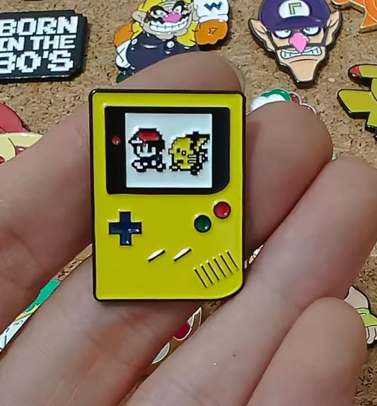 Game Boy Yellow Pin Badge