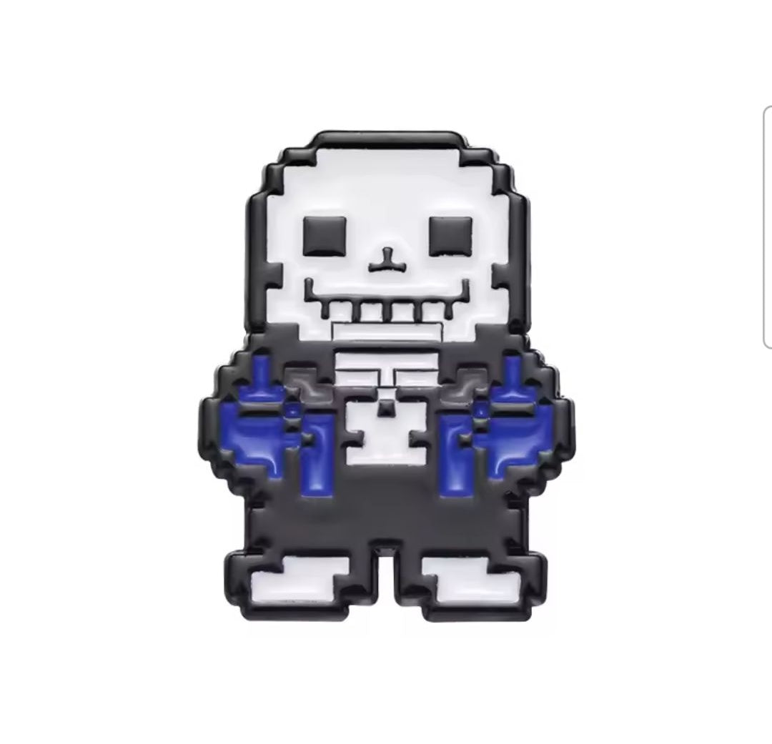 Sans the Skeleton Undertale Pin Badge