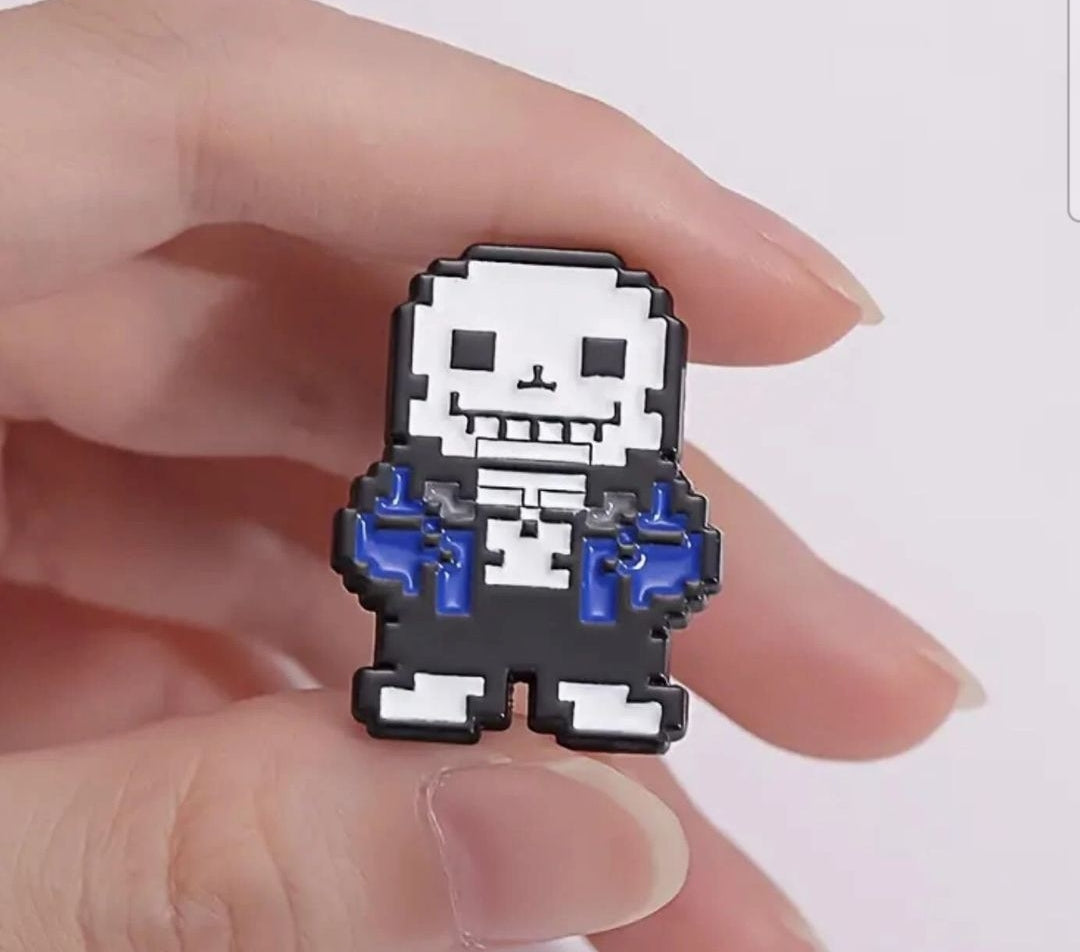 Sans the Skeleton Undertale Pin Badge