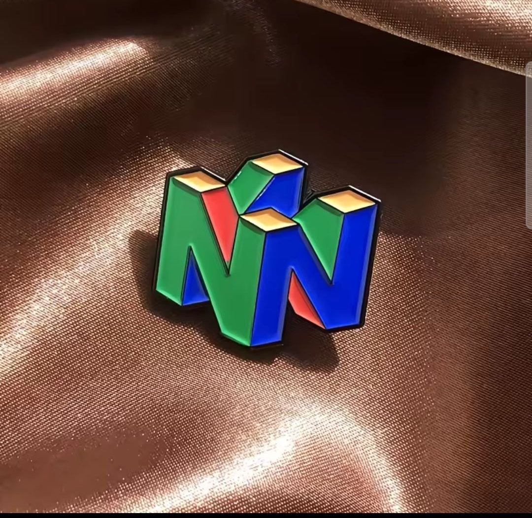 N64 pin badge