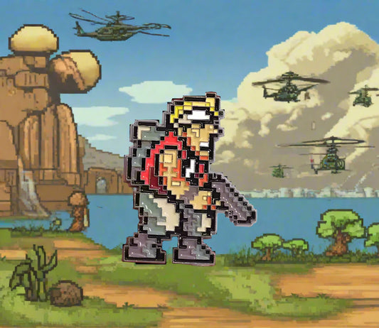 Metal slug Pin Badge