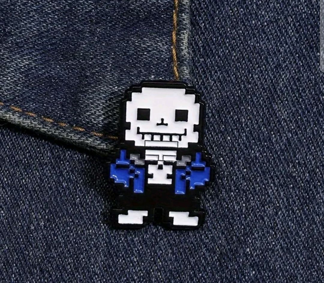 Sans the Skeleton Undertale Pin Badge