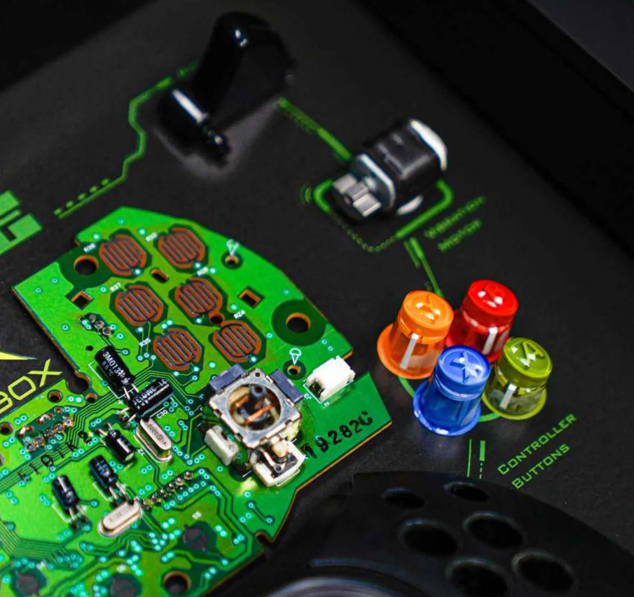 Xbox Controller Breakdown Art