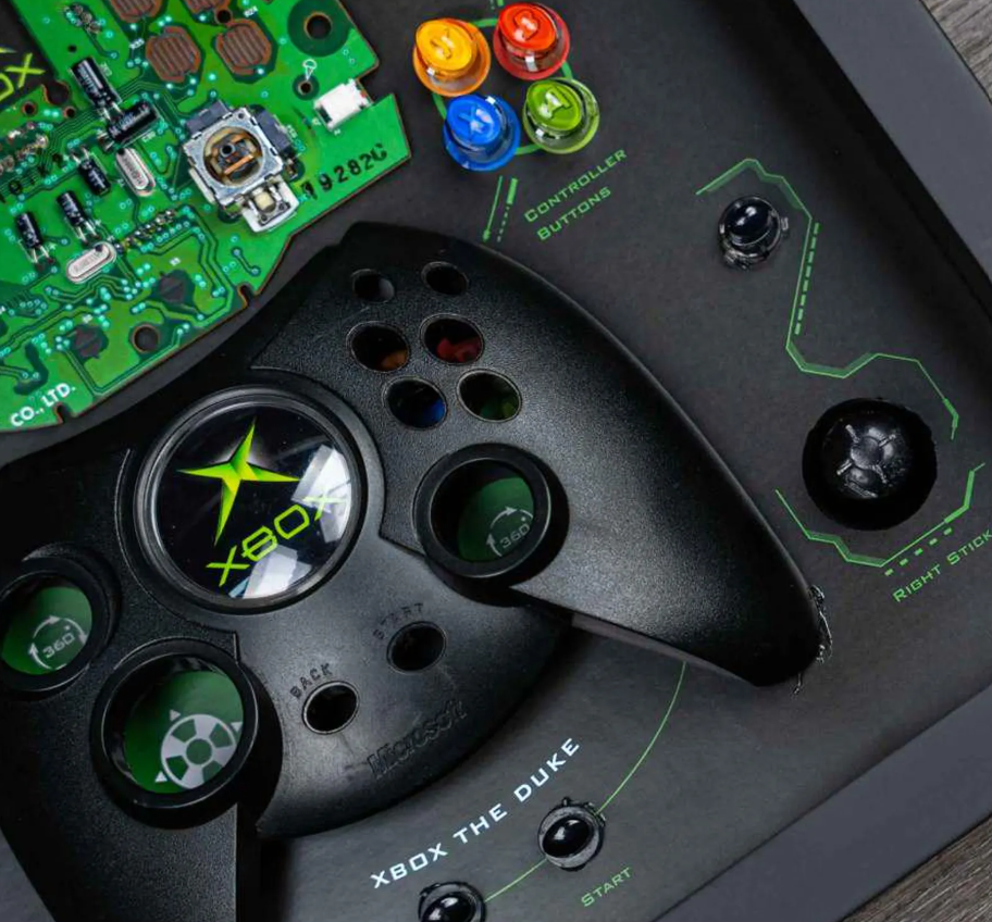 Xbox Controller Breakdown Art